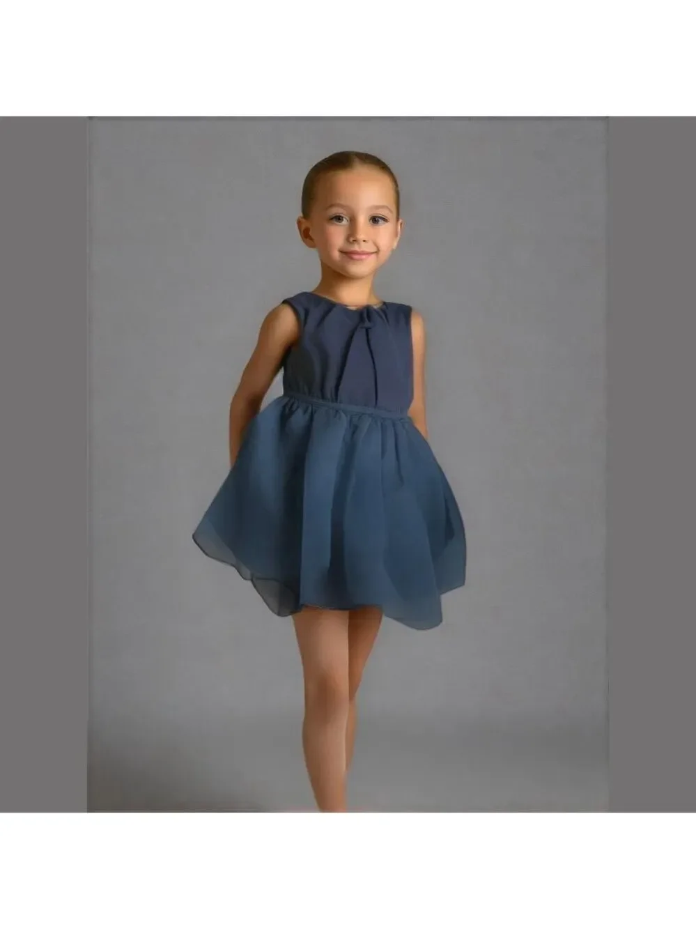 iEFiEL Girls Dance Leotard with Skirt Size 4-6x EUC
